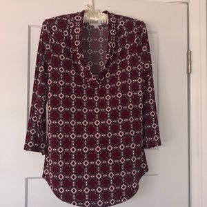 Charter Club Jersey Knit Blouse. Sz S